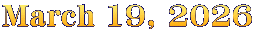 March 19, 2026