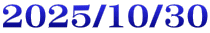 2025/10/30